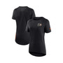 Women's Branded Black Philadelphia Flyers Authentic Pro Rink Raglan Tech T-shirt