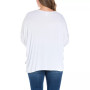 Women's Plus Size Oversized Long Sleeves Dolman Top