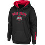 Women's Black Ohio State Buckeyes Arch Logo 1 Pullover Hoodie