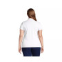 Women's Plus Size Supima Cotton Short Sleeve Polo Shirt