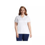 Women's Plus Size Supima Cotton Short Sleeve Polo Shirt