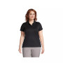 Women's Plus Size Supima Cotton Short Sleeve Polo Shirt