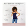 Plus Size Clip-Down Nursing Tank Top