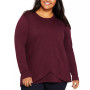 Plus Size Crewneck Nursing T-Shirt