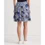 Women's Floral Ruffle-Trim Georgette Skirt