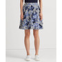 Women's Floral Ruffle-Trim Georgette Skirt