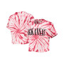 Women's Cardinal Arkansas Razorbacks Showtime Tie-Dye Crop T-shirt