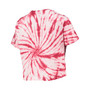 Women's Cardinal Arkansas Razorbacks Showtime Tie-Dye Crop T-shirt