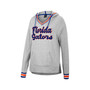 Women's Heathered Gray Florida Gators Andy V-Neck Pullover Hoodie