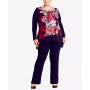 Plus Size Chelsea Zip Front Top