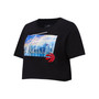 Women's Black Toronto Raptors Cityscape Crop Boxy T-shirt