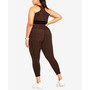 Trendy Plus Size Mini Cheetah Crop Top