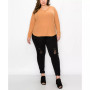 Plus Size Cozy Rib Long Sleeve Henley