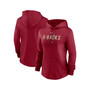 Women's Red Arizona Diamondbacks Authentic Collection Pregame Performance Pullover Hoodie