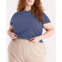 Women's Crop Tee Shirt - Plus Size