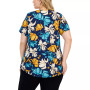 Plus Size Kristee Garden Printed Top, Created for Macy's