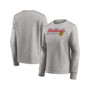 Women's Branded Heathered Gray Chicago Blackhawks Fan Favorite Script Pullover Sweatshirt