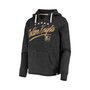 Women's Black Vegas Golden Knights Cross Script Kennedy V-Neck Pullover Hoodie