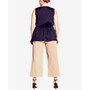 Trendy Plus Size Waterfall Top