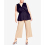 Trendy Plus Size Waterfall Top