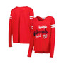 Women's Red Washington Nationals Free Agent Long Sleeve T-shirt