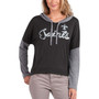Women's Black, Gray New Orleans Saints Without Limits Pullover Hoodie