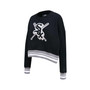 Women's Black Chicago White Sox Mash Up Pullover Sweatshirt