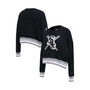 Women's Black Chicago White Sox Mash Up Pullover Sweatshirt