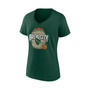 Women's Branded Hunter Green Milwaukee Bucks Hometown Collection Brew City V-Neck T-shirt