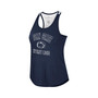 Women's Navy Penn State Nittany Lions 10 Days Racerback Scoop Neck Tank Top