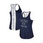 Women's Navy Penn State Nittany Lions 10 Days Racerback Scoop Neck Tank Top