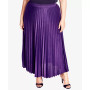 Plus Size Knit Pleat Skirt
