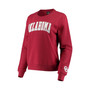 Women's Crimson Oklahoma Sooners Campanile Pullover Sweatshirt
