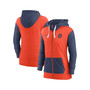 Women's Orange Detroit Tigers Full-Zip Hoodie