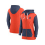 Women's Orange Detroit Tigers Full-Zip Hoodie