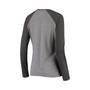 Women's Branded Heathered Gray San Jose Sharks Favorite Tri-Blend Raglan Long Sleeve Scoop Neck T-shirt