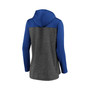 Women's Branded Heathered Charcoal and Royal New York Islanders Chiller Fleece Pullover Hoodie