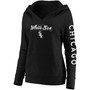 Women's Black Chicago White Sox Core High Class Crossover Pullover Hoodie