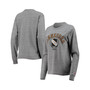 Women's Heathered Gray Tennessee Volunteers Seal Victory Falls Oversized Tri-Blend Long Sleeve T-shirt