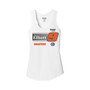 Women's White Chase Elliott 2023 Hooters Racerback Tank Top