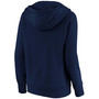 Plus Size Navy Milwaukee Brewers Core Team Lockup V-Neck Pullover Hoodie