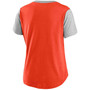 Women's Orange, Gray San Francisco Giants Cooperstown Collection Logo Tri-Blend Mid V-Neck T-shirt
