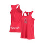 Women's Red Los Angeles Angels Front Back Tank Top