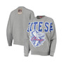 Women's Heathered Gray Chicago White Sox Cooperstown Collection Logo Lightweight Pullover Sweatshirt