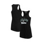 Women's Black Oakland Athletics Multicount Racerback Tank Top