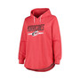 Women's Heather Red Carolina Hurricanes Plus Size Fleece Pullover Hoodie