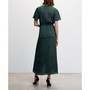 Women's Falda Midi Jacquard Skirt