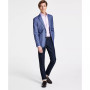 Men's Solid Colored Slim-Fit Soft Sport Coat
