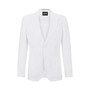 Men's Slim-Fit Jacket in Linen with Peak Lapels