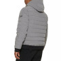 Men's Quilted Hooded Bomber Jacket